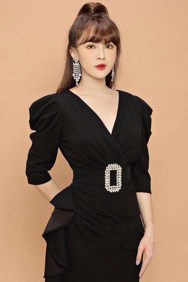 Đầm Dạ Hội Nhúng Bèo Hông - D629